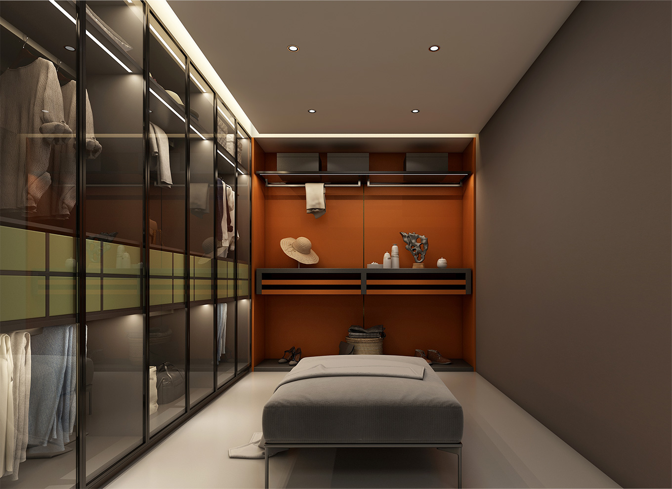 鋁框玻璃門衣柜