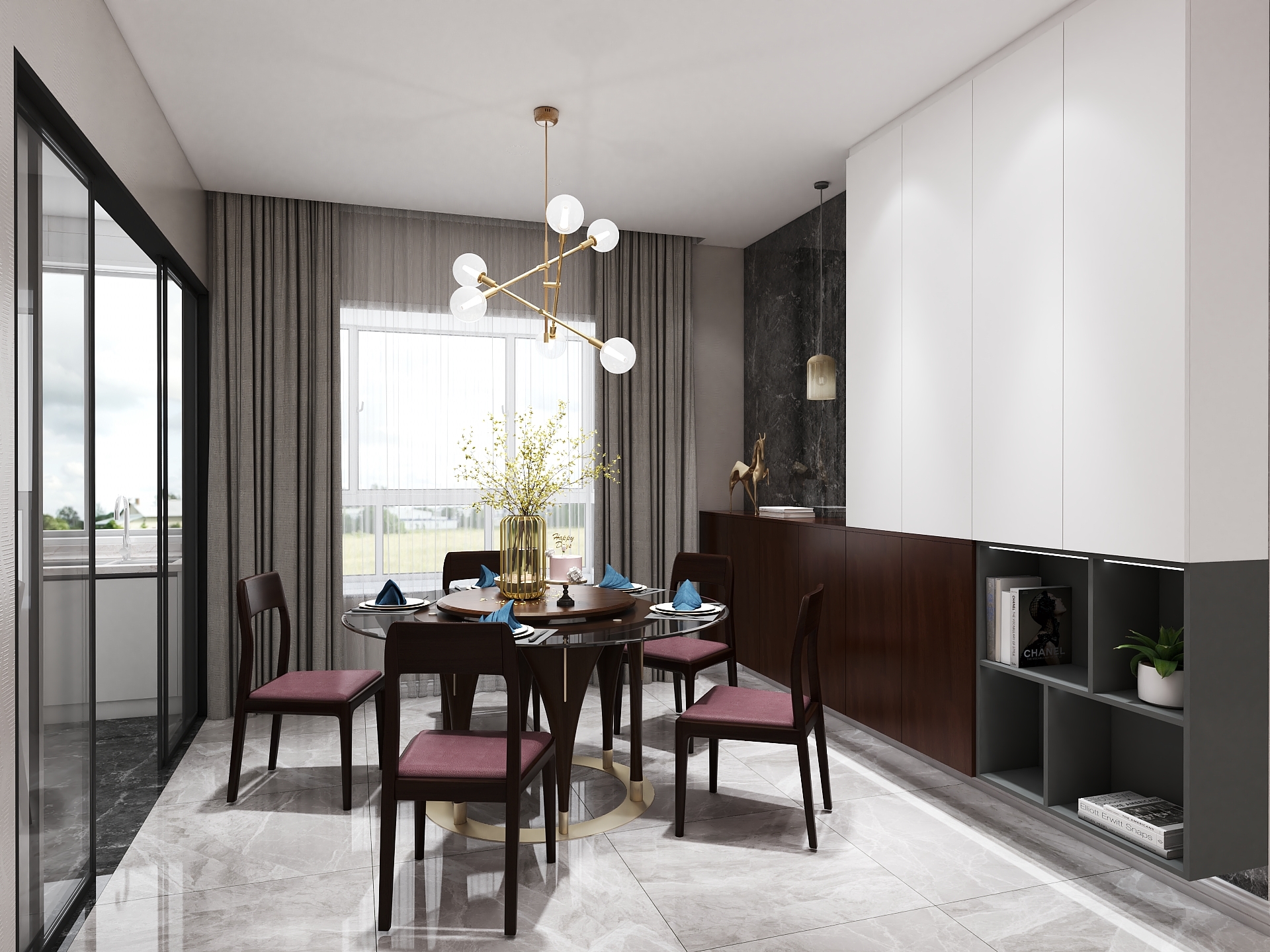 廣州實(shí)地·常春藤-固裝家具定制效果圖